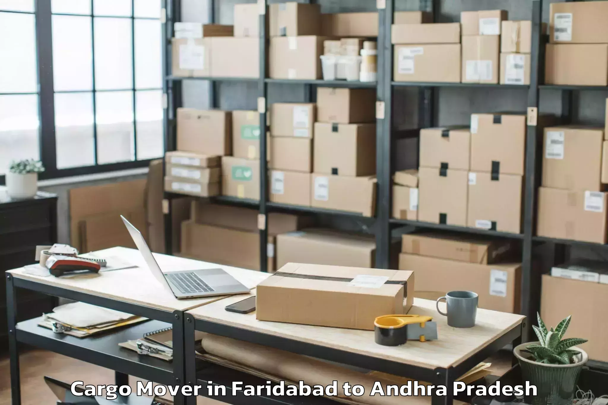 Leading Faridabad to Rangampeta Cargo Mover Provider